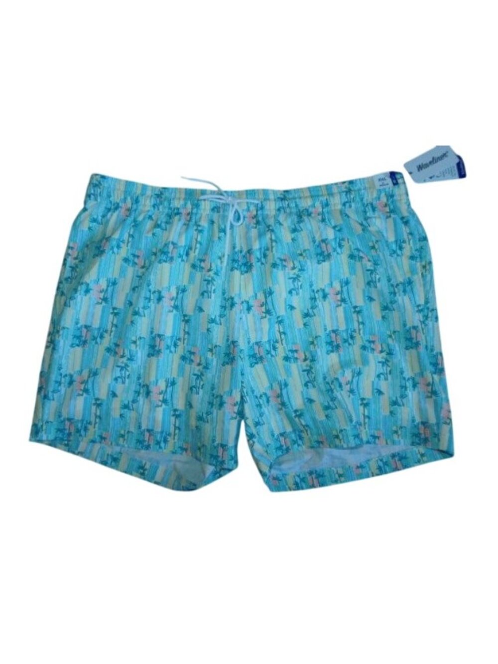 Caribbean SIze XXL Men's Wave liner Swim Trunks 6" Inseam NWT $65